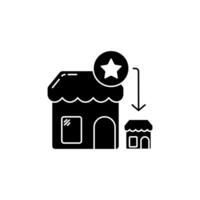 franchisee concept line icon. Simple element illustration. franchisee concept outline symbol design. vector