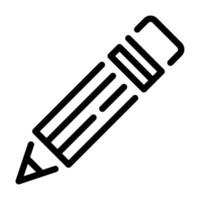 Pencil Icon Illustration, for web, app, infographic, etc vector