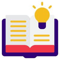 Knowledge Icon Illustration, for web, app, infographic, etc vector