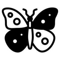 mariposa icono ilustración, para web, aplicación, infografía, etc vector