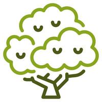 árbol icono ilustración, para web, aplicación, infografía, etc vector