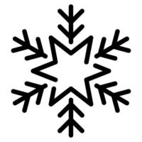 copo de nieve icono ilustración, para web, aplicación, infografía, etc vector