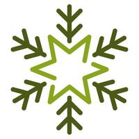 copo de nieve icono ilustración, para web, aplicación, infografía, etc vector