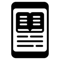 Mobile Learning Icon for web, app, infographic, etc vector