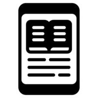 Mobile Learning Icon for web, app, infographic, etc vector