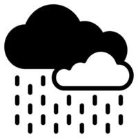 lluvia icono ilustración, para web, aplicación, infografía, etc vector