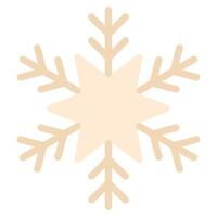 Snowflake Icon Illustration, for web, app, infographic, etc vector