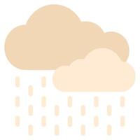 lluvia icono ilustración, para web, aplicación, infografía, etc vector