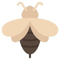 abeja icono ilustración, para web, aplicación, infografía, etc vector