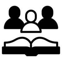 Study Group Icon for web, app, infographic, etc vector