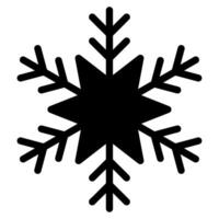 copo de nieve icono ilustración, para web, aplicación, infografía, etc vector