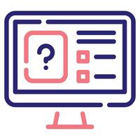 examen icono para web, aplicación, infografía, etc vector