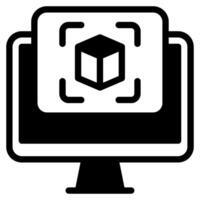 Augmented Reality Icon for web, app, infographic, etc vector