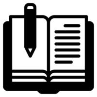 Homework Icon for web, app, infographic, etc vector