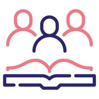 Study Group Icon for web, app, infographic, etc vector