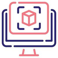 Augmented Reality Icon for web, app, infographic, etc vector