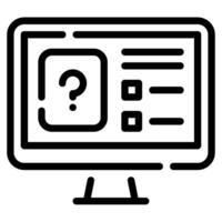 Quiz Icon for web, app, infographic, etc vector