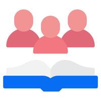 Study Group Icon for web, app, infographic, etc vector