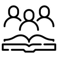 Study Group Icon for web, app, infographic, etc vector