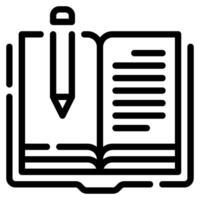 Homework Icon for web, app, infographic, etc vector