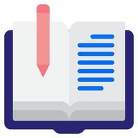 Homework Icon for web, app, infographic, etc vector