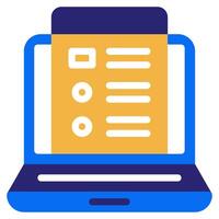 E Learning Platform Icon for web, app, infographic, etc vector