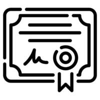 Certification Icon for web, app, infographic, etc vector