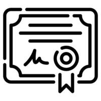 Certification Icon for web, app, infographic, etc vector