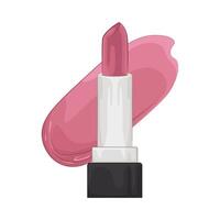 Illustration of pink lipstick vector
