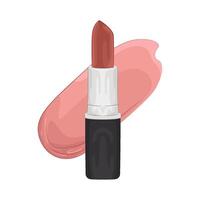 Illustration of nude lipstick vector