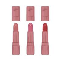 Illustration of lipstick set vector