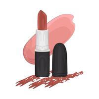 Illustration of nude lipstick vector