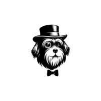 Poodle Head Logo vector