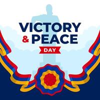 victoria y paz día ilustración antecedentes. celebracion de Armenia día. eps 10 vector