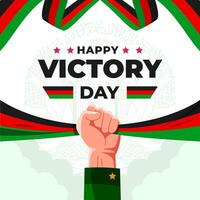 Happy Victory Day Illustration background. Celebration of Afghanistan Victory Day. eps 10 vector