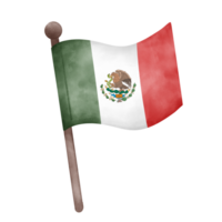 ilustração do a mexicano bandeira png