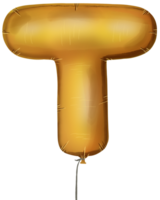 or ballon lettre une à z sur transparent Contexte png