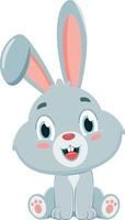 Cute Baby Rabbit Animal Cartoon Character vector