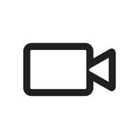 line icon camera design flat vector