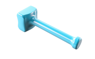 Plastic Hammer on Transparent Background png