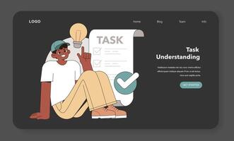 Task Understanding concept. illustration. vector