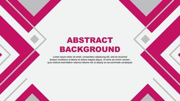 Abstract Background Design Template. Banner Wallpaper Illustration. Pink Illustration vector