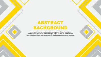 Abstract Background Design Template. Banner Wallpaper Illustration. Yellow Background vector