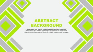 Abstract Background Design Template. Banner Wallpaper Illustration. Lime Green vector