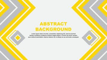 Abstract Background Design Template. Banner Wallpaper Illustration. Yellow Design vector