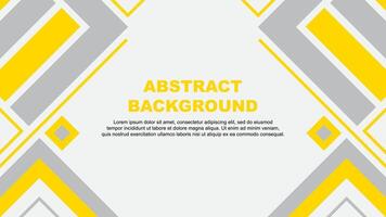 Abstract Background Design Template. Banner Wallpaper Illustration. Yellow Flag vector