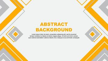 Abstract Background Design Template. Banner Wallpaper Illustration. Amber Yellow Background vector