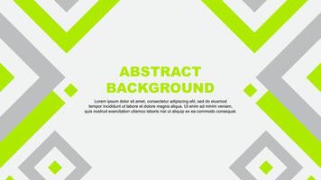 Abstract Background Design Template. Banner Wallpaper Illustration. Lime Green Template vector