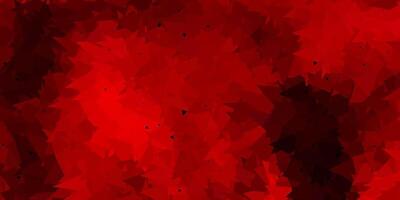 Dark orange geometric polygonal layout. vector