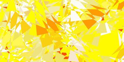 Light orange texture with random triangles. vector